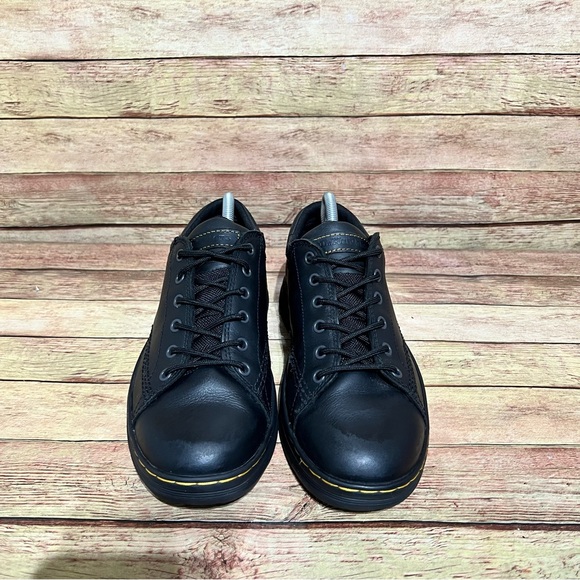 Dr. Martens Black Leather Maltby & Safety Shoes - Picture 6 of 11